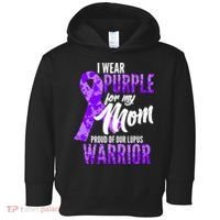 Lupus Warrior Wear Purple For My Mom Toddler Hoodie thumb 0