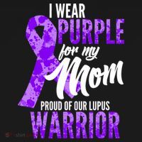 Lupus Warrior Wear Purple For My Mom Tank Top thumb 6