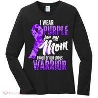 Lupus Warrior Wear Purple For My Mom Women's Long Sleeve Shirt thumb 0