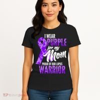Lupus Warrior Wear Purple For My Mom Women's T-Shirt thumb 4