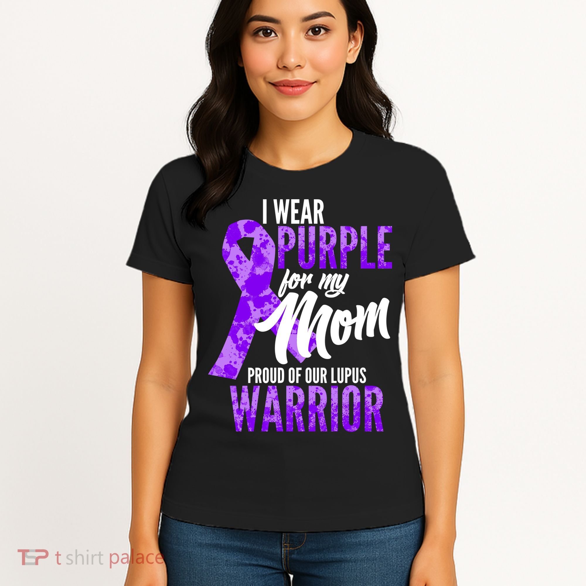 Lupus Warrior Wear Purple For My Mom Women's T-Shirt