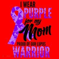 Lupus Warrior Wear Purple For My Mom Santa Hat thumb 1