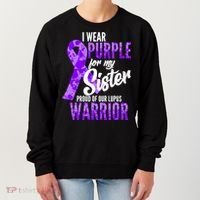 Lupus Warrior Wear Purple For My Sister Women's Sweatshirt thumb 0
