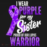 Lupus Warrior Wear Purple For My Sister Long Sleeve Shirt thumb 2