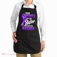 Lupus Warrior Wear Purple For My Sister Apron thumb 2