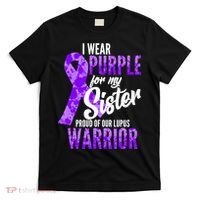 Lupus Warrior Wear Purple For My Sister T-Shirt thumb 0