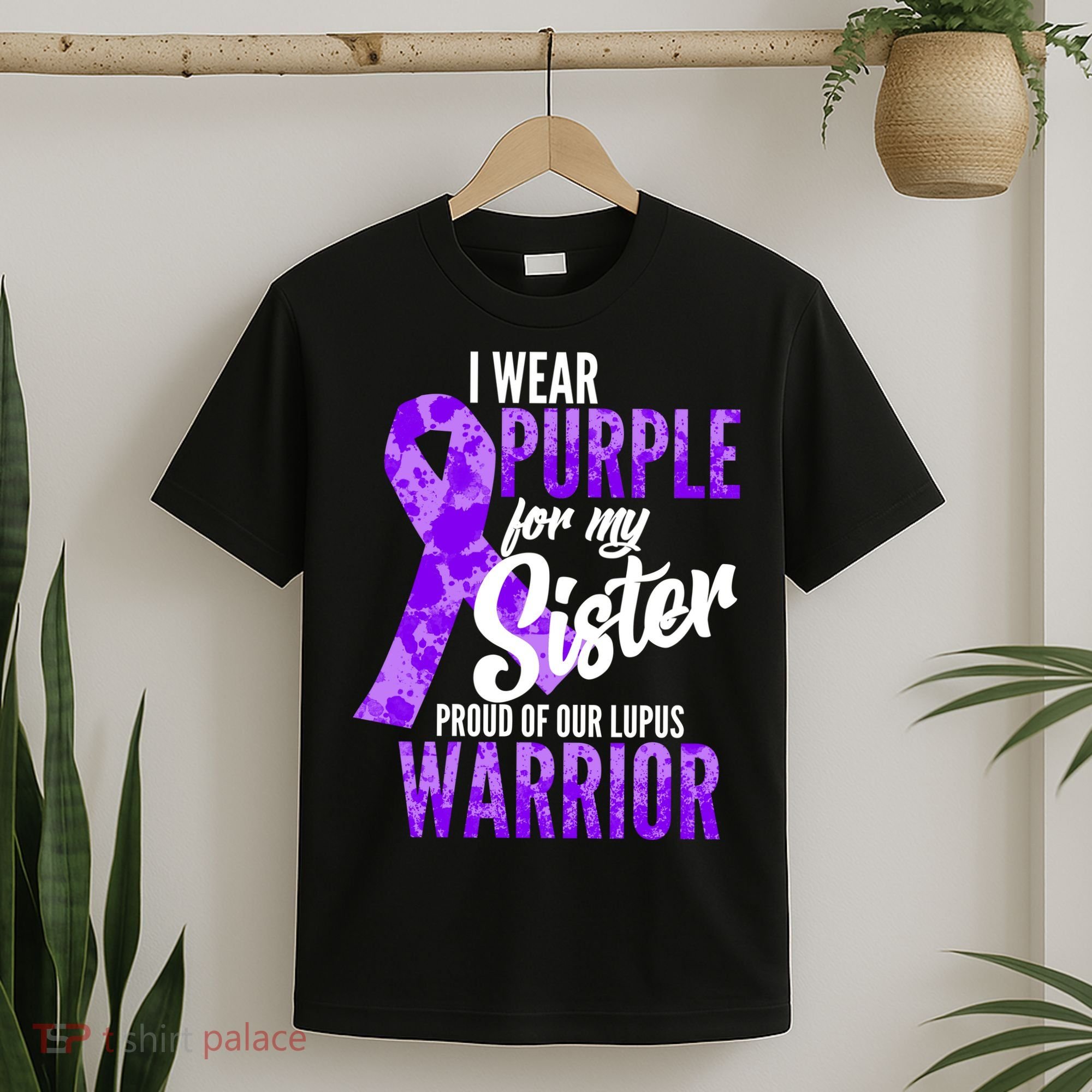 Lupus Warrior Wear Purple For My Sister T-Shirt