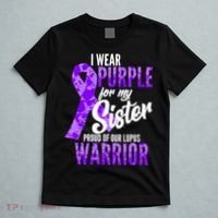 Lupus Warrior Wear Purple For My Sister T-Shirt thumb 5