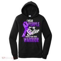 Lupus Warrior Wear Purple For My Sister Women's Hoodie thumb 0