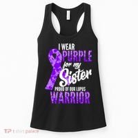 Lupus Warrior Wear Purple For My Sister Women's Tank Top thumb 0
