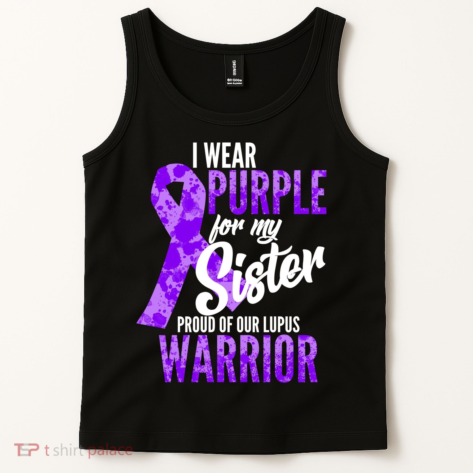 Lupus Warrior Wear Purple For My Sister Tank Top