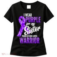 Lupus Warrior Wear Purple For My Sister Women's T-Shirt thumb 0