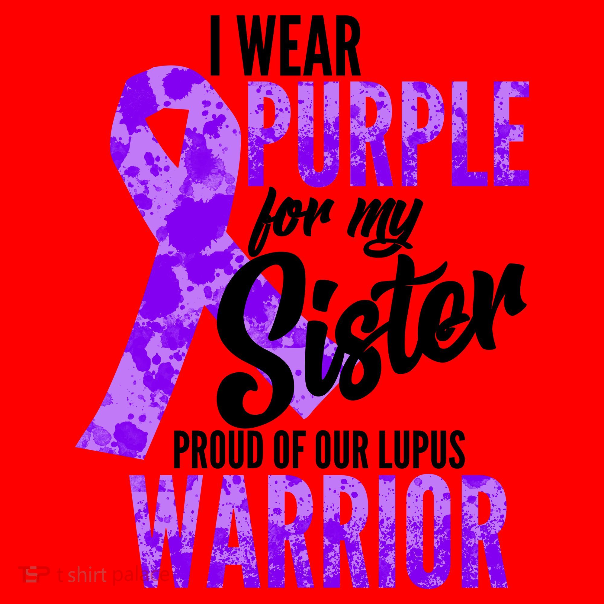 Lupus Warrior Wear Purple For My Sister Santa Hat