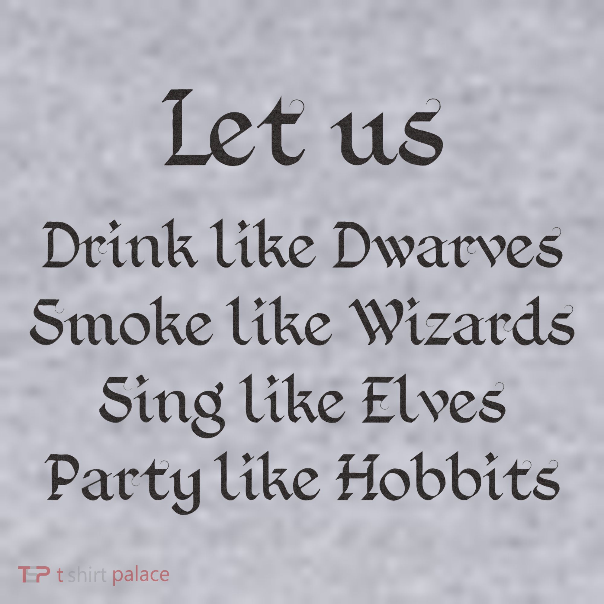Let Us Sing Like Elves Party Like Hobbits Women's Sweatshirt