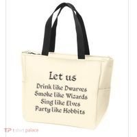 Let Us Sing Like Elves Party Like Hobbits Tote Bag thumb 3