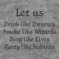 Let Us Sing Like Elves Party Like Hobbits Toddler Hoodie thumb 2