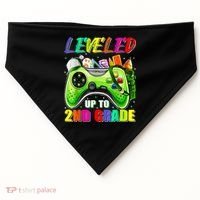 Leveled Up To 2nd Grade Gamer Back To School First Day Boys USA-Made Doggie Bandana thumb 0