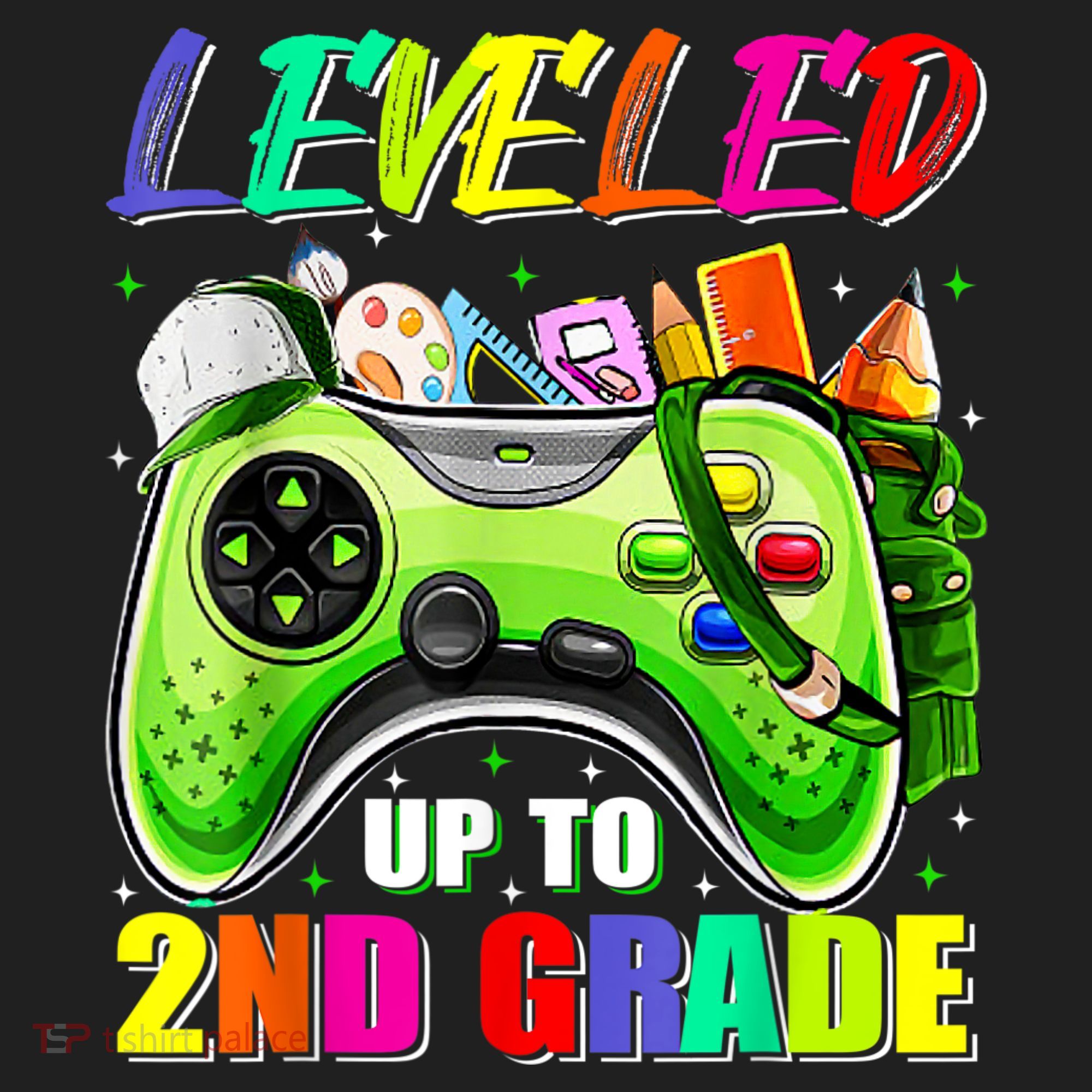 Leveled Up To 2nd Grade Gamer Back To School First Day Boys Beanie