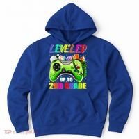 Leveled Up To 2nd Grade Gamer Back To School First Day Boys Hoodie thumb 0