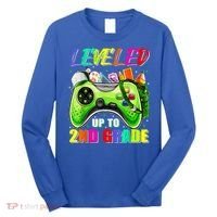 Leveled Up To 2nd Grade Gamer Back To School First Day Boys Long Sleeve Shirt thumb 0