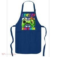 Leveled Up To 2nd Grade Gamer Back To School First Day Boys Apron thumb 0