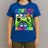 Leveled Up To 2nd Grade Gamer Back To School First Day Boys T-Shirt thumb 4