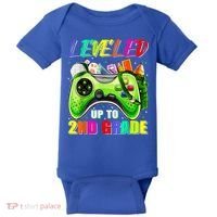 Leveled Up To 2nd Grade Gamer Back To School First Day Boys Baby Bodysuit thumb 0
