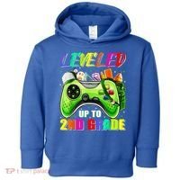 Leveled Up To 2nd Grade Gamer Back To School First Day Boys Toddler Hoodie thumb 0