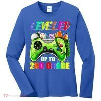 Leveled Up To 2nd Grade Gamer Back To School First Day Boys Women's Long Sleeve Shirt thumb 0