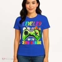 Leveled Up To 2nd Grade Gamer Back To School First Day Boys Women's T-Shirt thumb 4