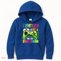 Leveled Up To 2nd Grade Gamer Back To School First Day Boys Kids Hoodie thumb 0