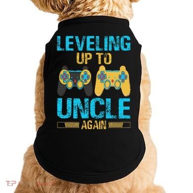 Leveling Up To Uncle Again Gaming Gift Uncle Again Doggie Tank