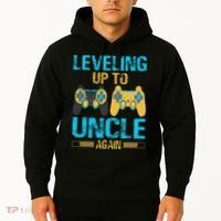 Leveling Up To Uncle Again Gaming Gift Uncle Again Hoodie thumb 2