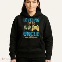 Leveling Up To Uncle Again Gaming Gift Uncle Again Hoodie thumb 5