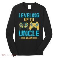 Leveling Up To Uncle Again Gaming Gift Uncle Again Long Sleeve Shirt thumb 0