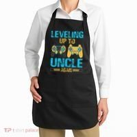 Leveling Up To Uncle Again Gaming Gift Uncle Again Apron thumb 2