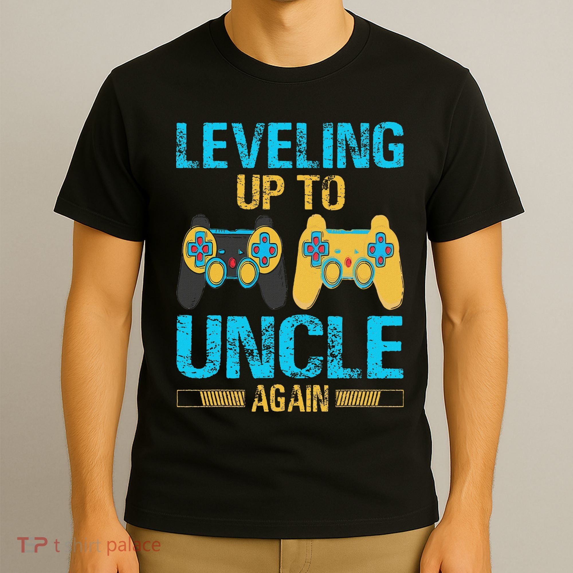 Leveling Up To Uncle Again Gaming Gift Uncle Again T-Shirt
