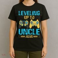 Leveling Up To Uncle Again Gaming Gift Uncle Again T-Shirt thumb 4