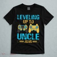 Leveling Up To Uncle Again Gaming Gift Uncle Again T-Shirt thumb 5