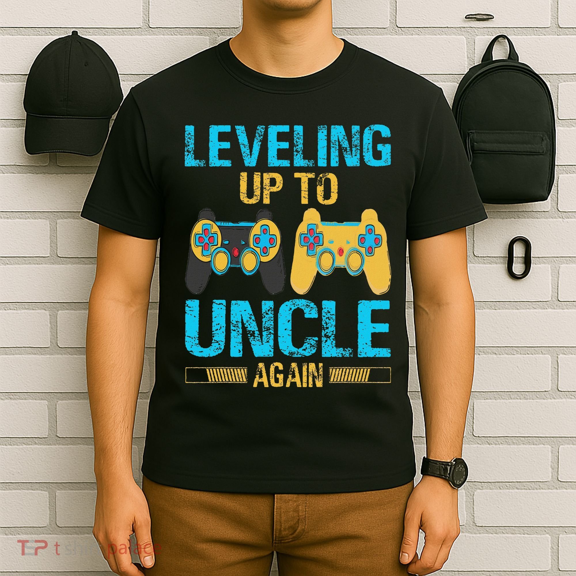 Leveling Up To Uncle Again Gaming Gift Uncle Again T-Shirt