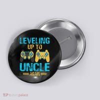 Leveling Up To Uncle Again Gaming Gift Uncle Again Button thumb 0