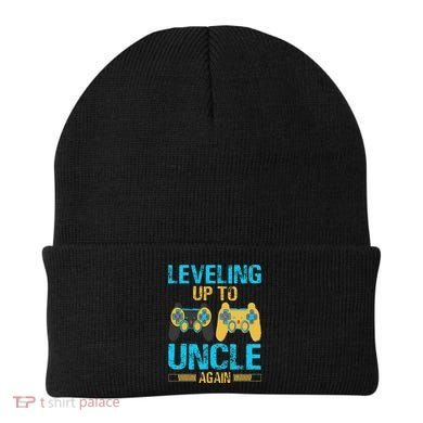 Leveling Up To Uncle Again Gaming Gift Uncle Again Beanie