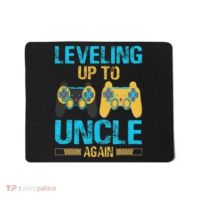 Leveling Up To Uncle Again Gaming Gift Uncle Again Mousepad