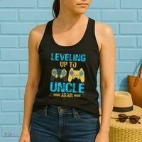 Leveling Up To Uncle Again Gaming Gift Uncle Again Women's Tank Top thumb 2