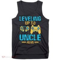 Leveling Up To Uncle Again Gaming Gift Uncle Again Tank Top thumb 0