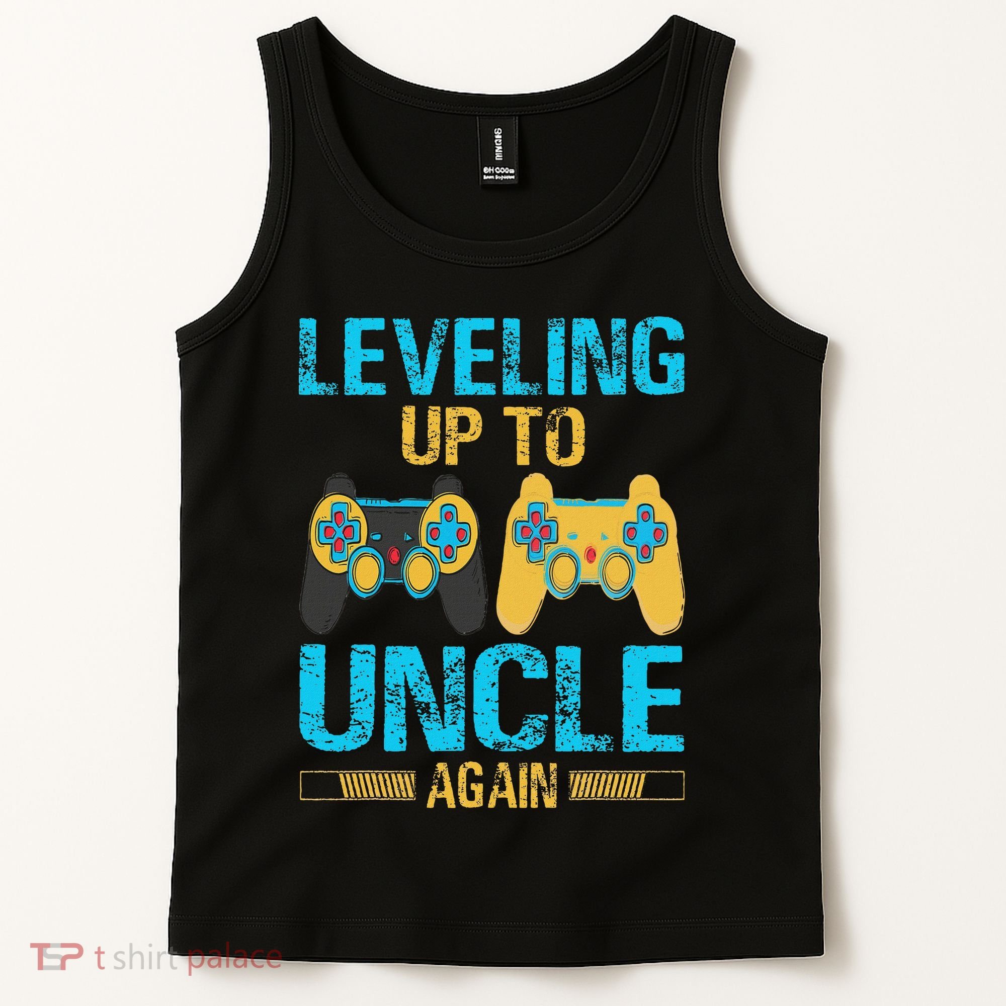 Leveling Up To Uncle Again Gaming Gift Uncle Again Tank Top