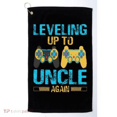 Leveling Up To Uncle Again Gaming Gift Uncle Again Golf Towel