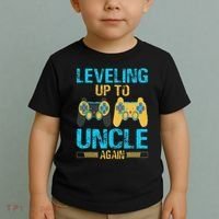 Leveling Up To Uncle Again Gaming Gift Uncle Again Toddler T-Shirt thumb 2