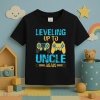 Leveling Up To Uncle Again Gaming Gift Uncle Again Toddler T-Shirt thumb 3