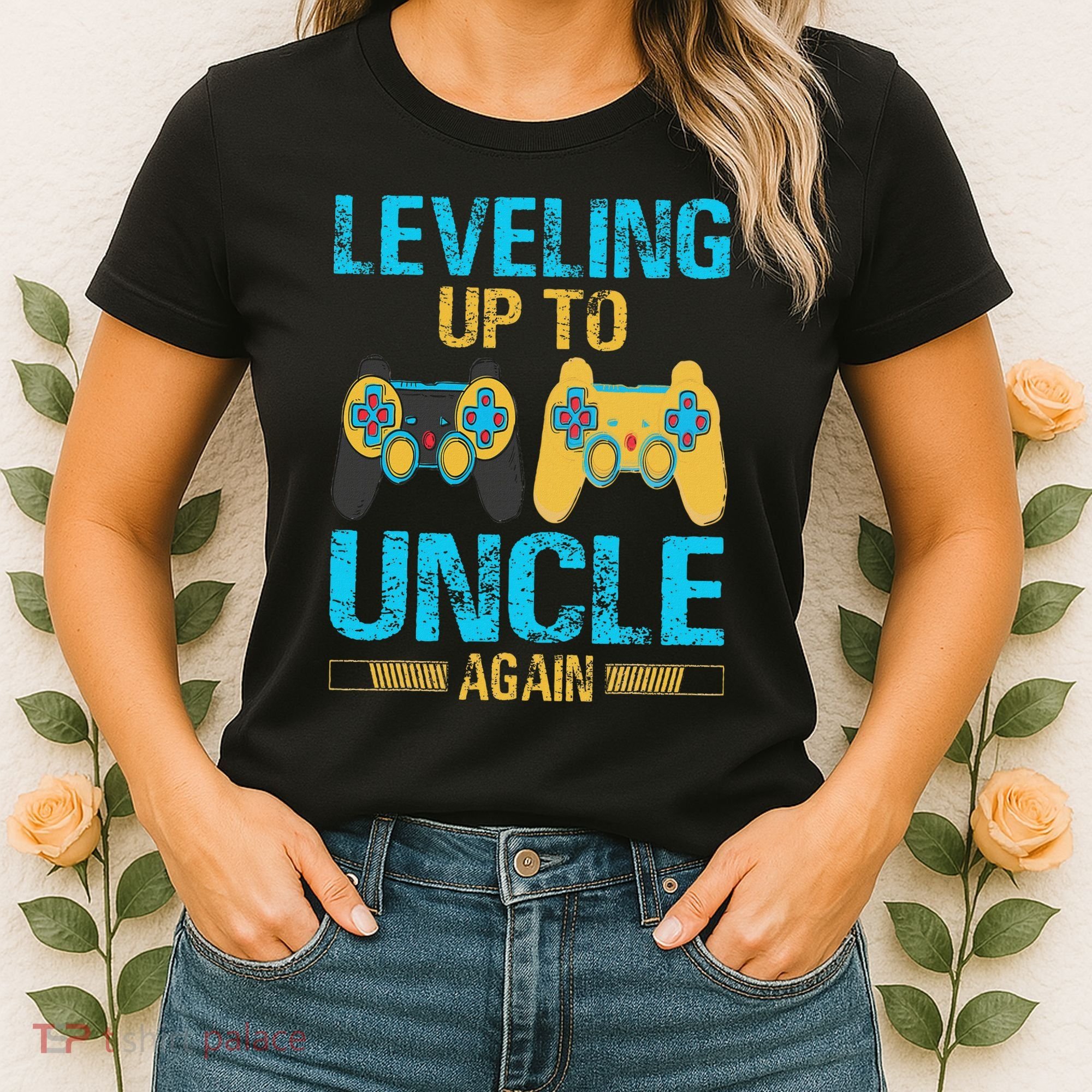Leveling Up To Uncle Again Gaming Gift Uncle Again Women's T-Shirt
